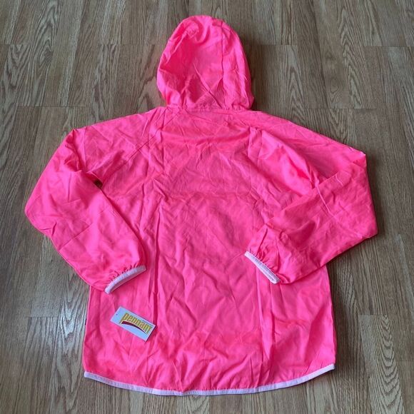 Gymnastics Half Zip Pullover Windbreaker Jacket Hot Pink Small - Picture 6 of 6